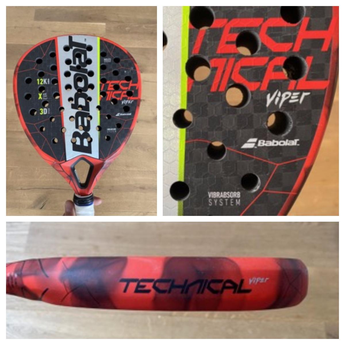 Babolat Viper Technical från olika vinklar.