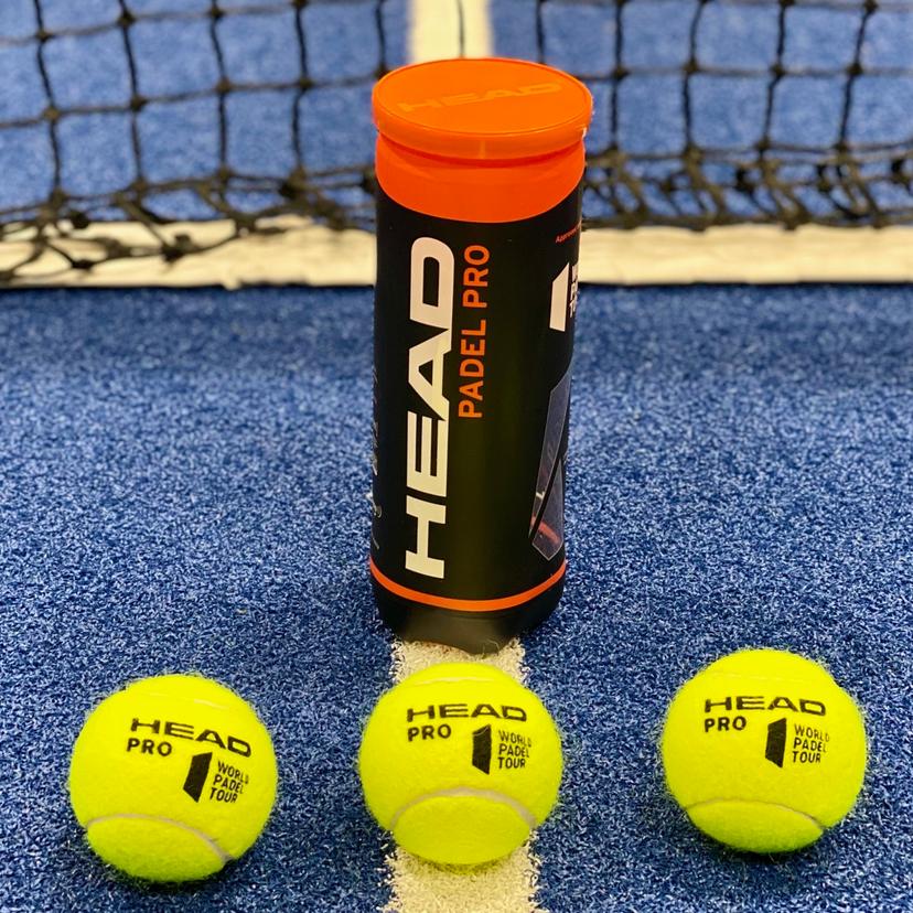 Bola de Padel Head Pro - 3 Tubos - DDN Esportes Bola de Padel Head Pro - 3 Tubos - DDN Esportes